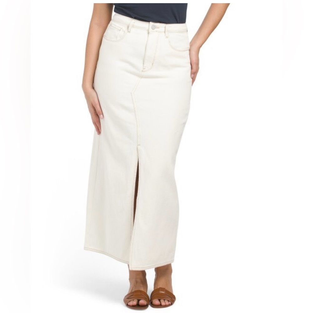 Blank NYC Cream Pencil Skirt